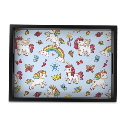 Babe Unicorn Rectangular Tray for Children 10" x 14" - Main Image