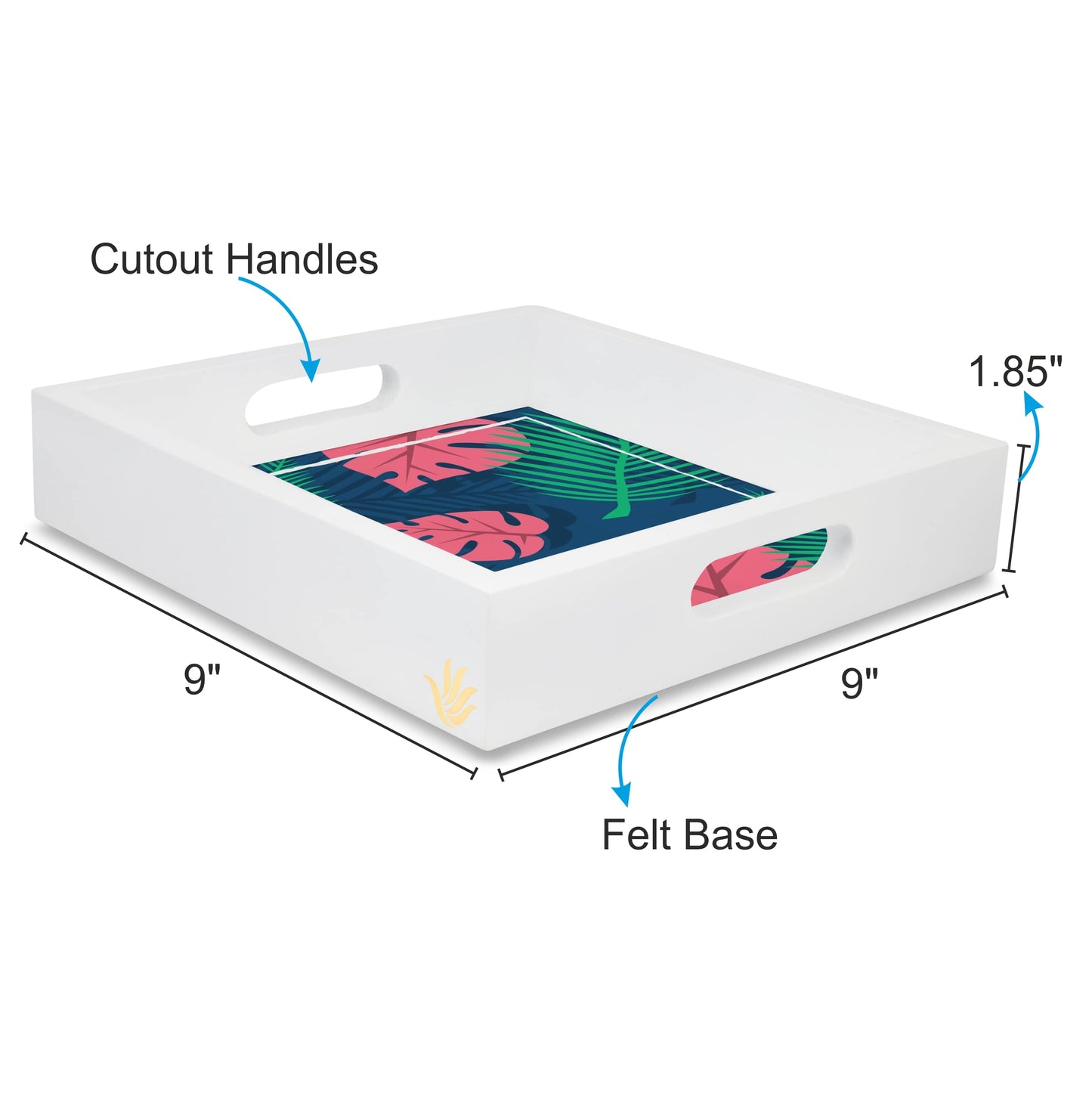 Palms Sq Tray