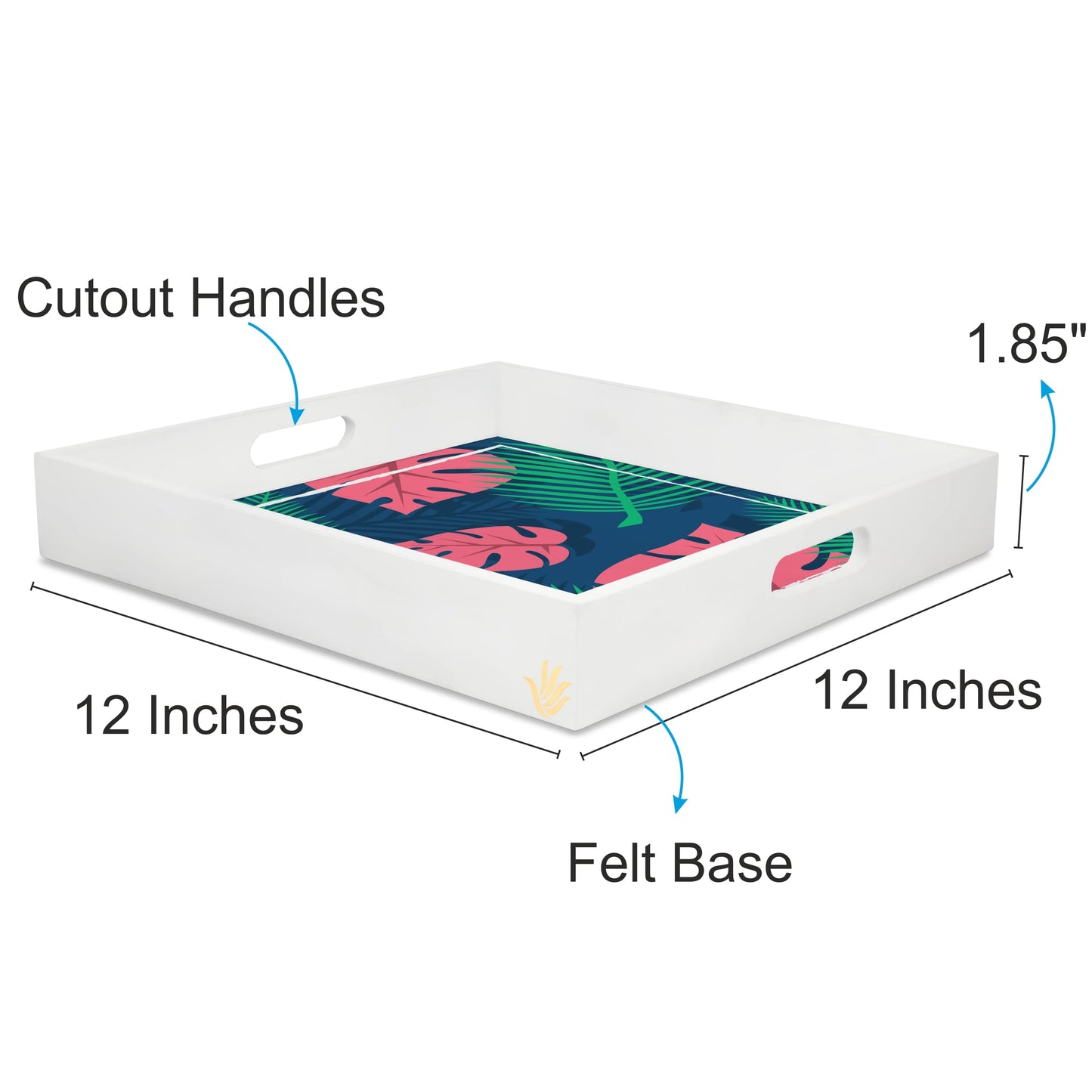 Palms Sq Tray