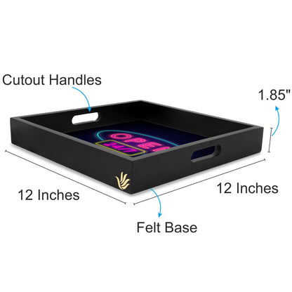 Neon Open 247 Sq Tray