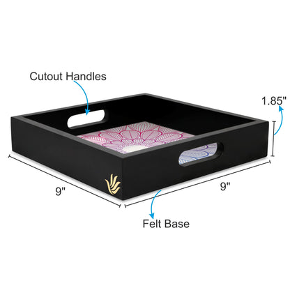 Boho Center Sq Tray