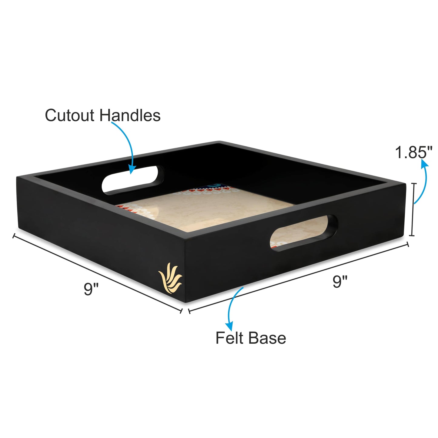 MandalVntg Sq Tray