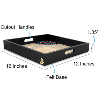 MandalVntg Sq Tray