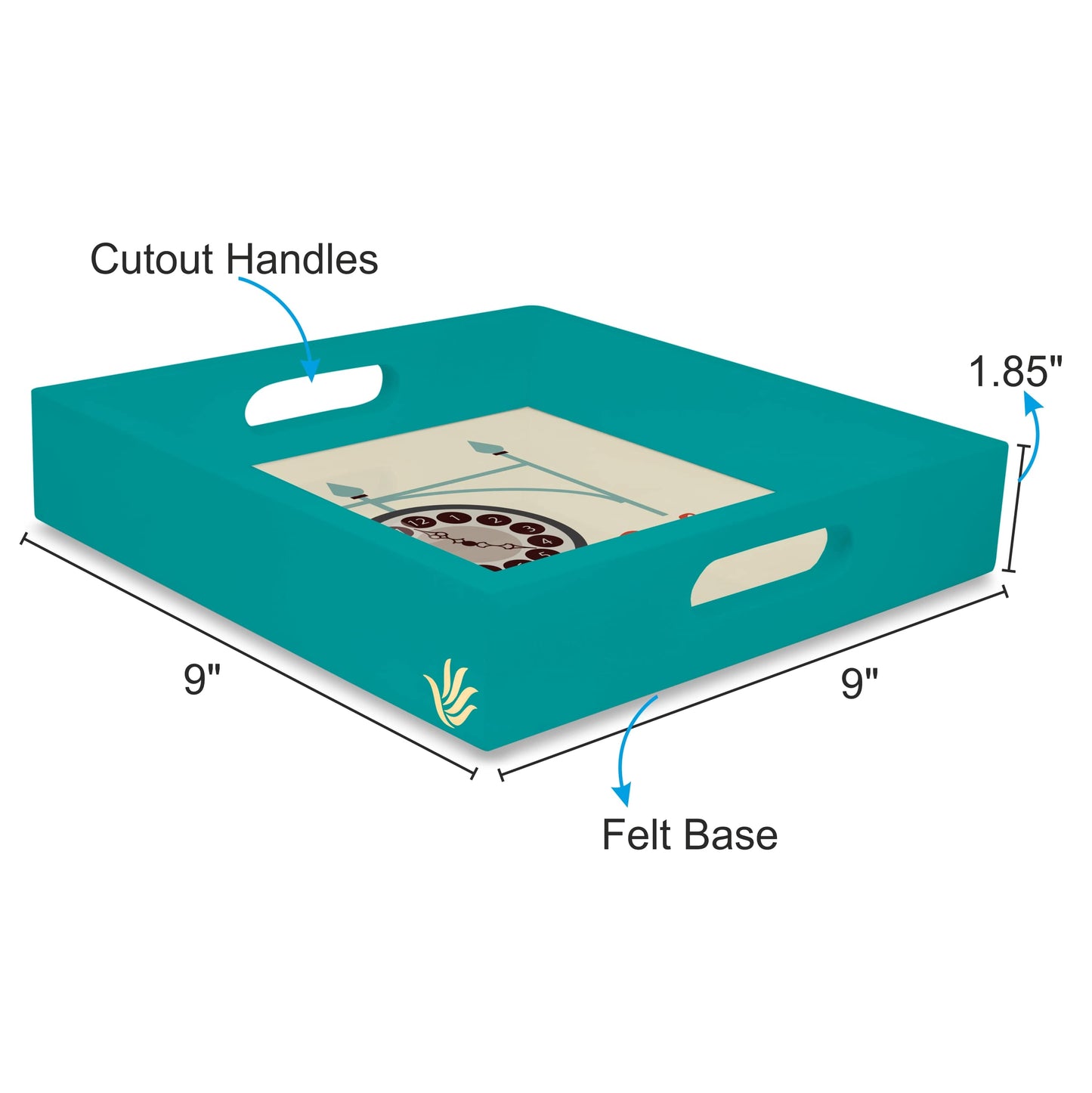Tea Time Sq Tray