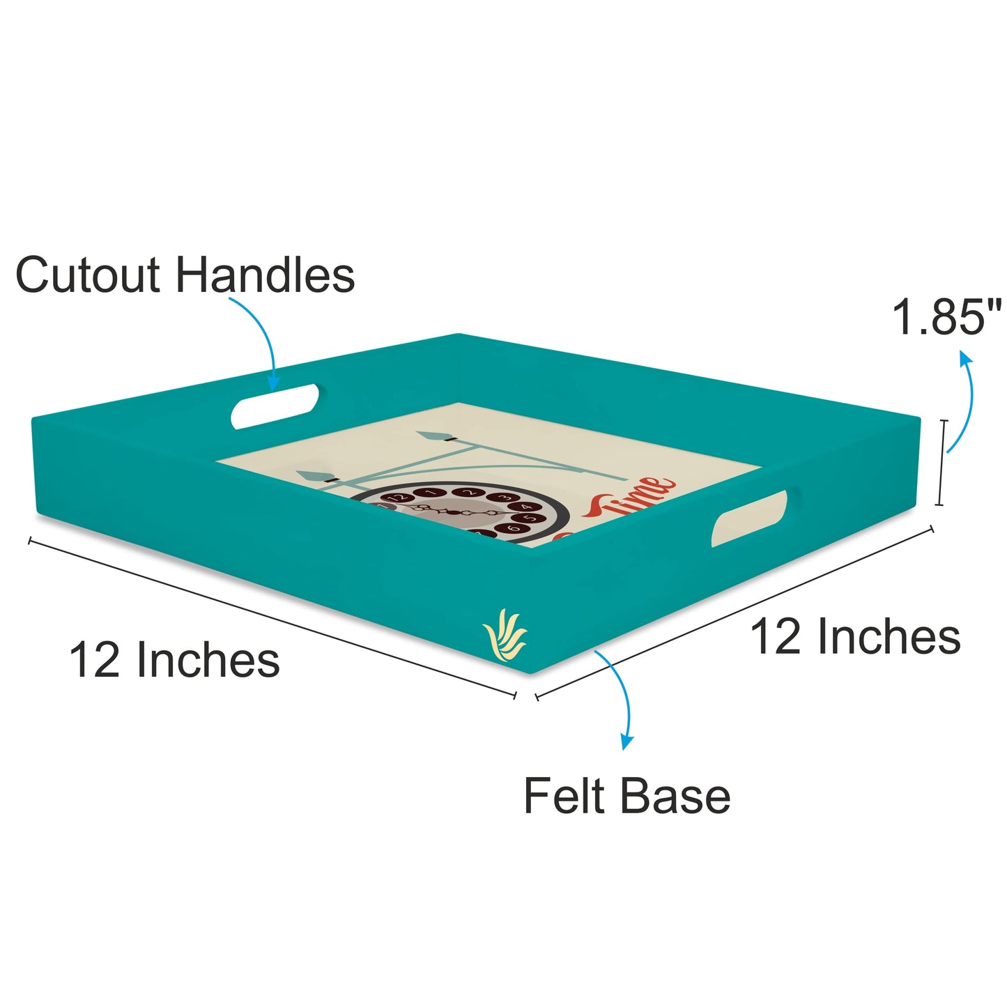 Tea Time Sq Tray