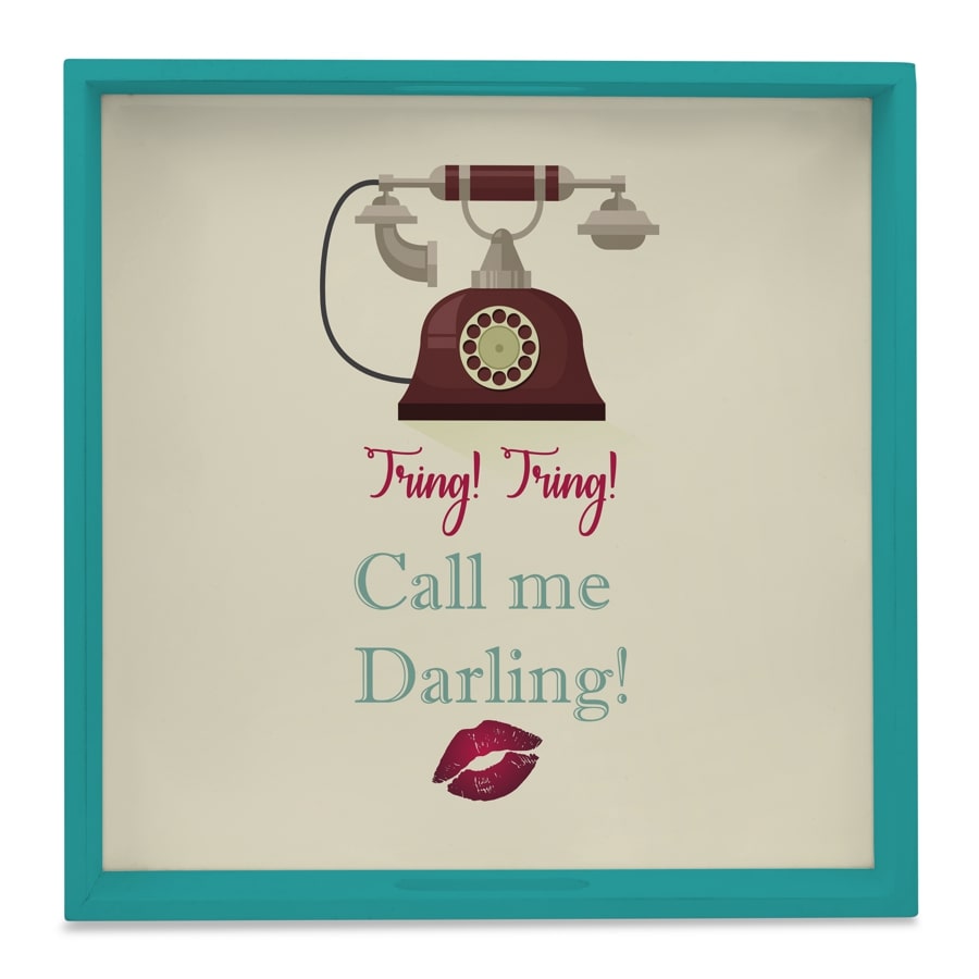Tring Tring Serving Tray with Cutout Handles (Wood) 12" x 12"