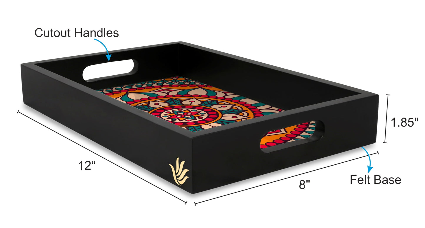 Red Mandala Rc Tray