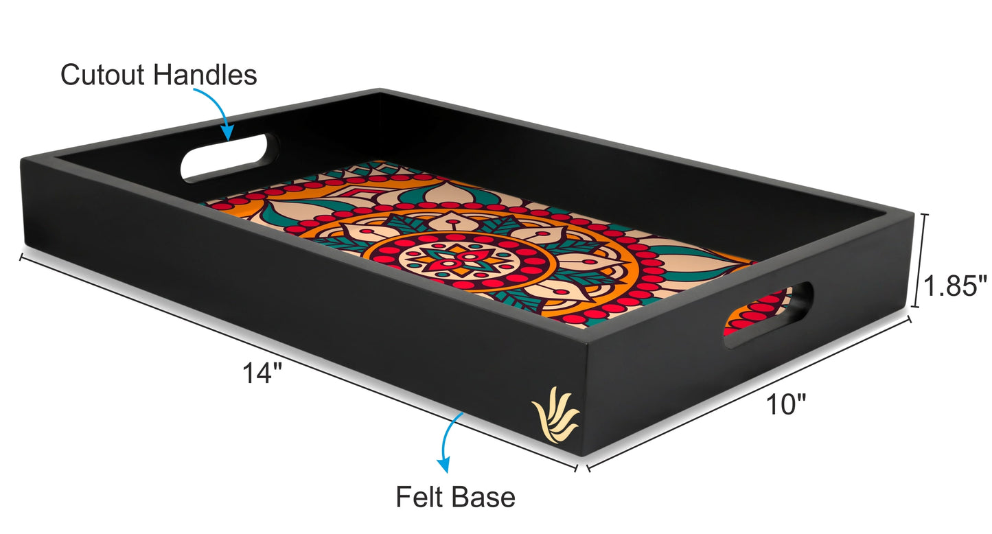 Red Mandala Rc Tray