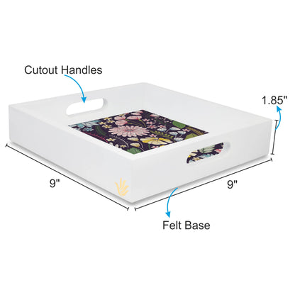 Flr Daisy Sq Tray