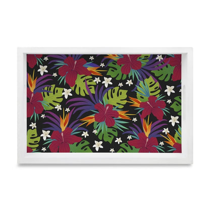 Hawaii Serving Tray with Cutout Handles (Wood) 8" x 12"