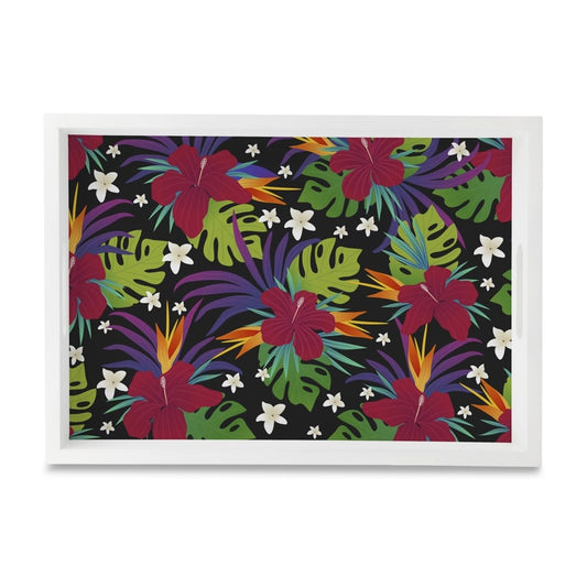 Hawaii Serving Tray with Cutout Handles (Wood) 10" x 14"