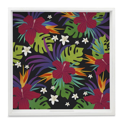 Hawaii Serving Tray with Cutout Handles (Wood) 12" x 12"