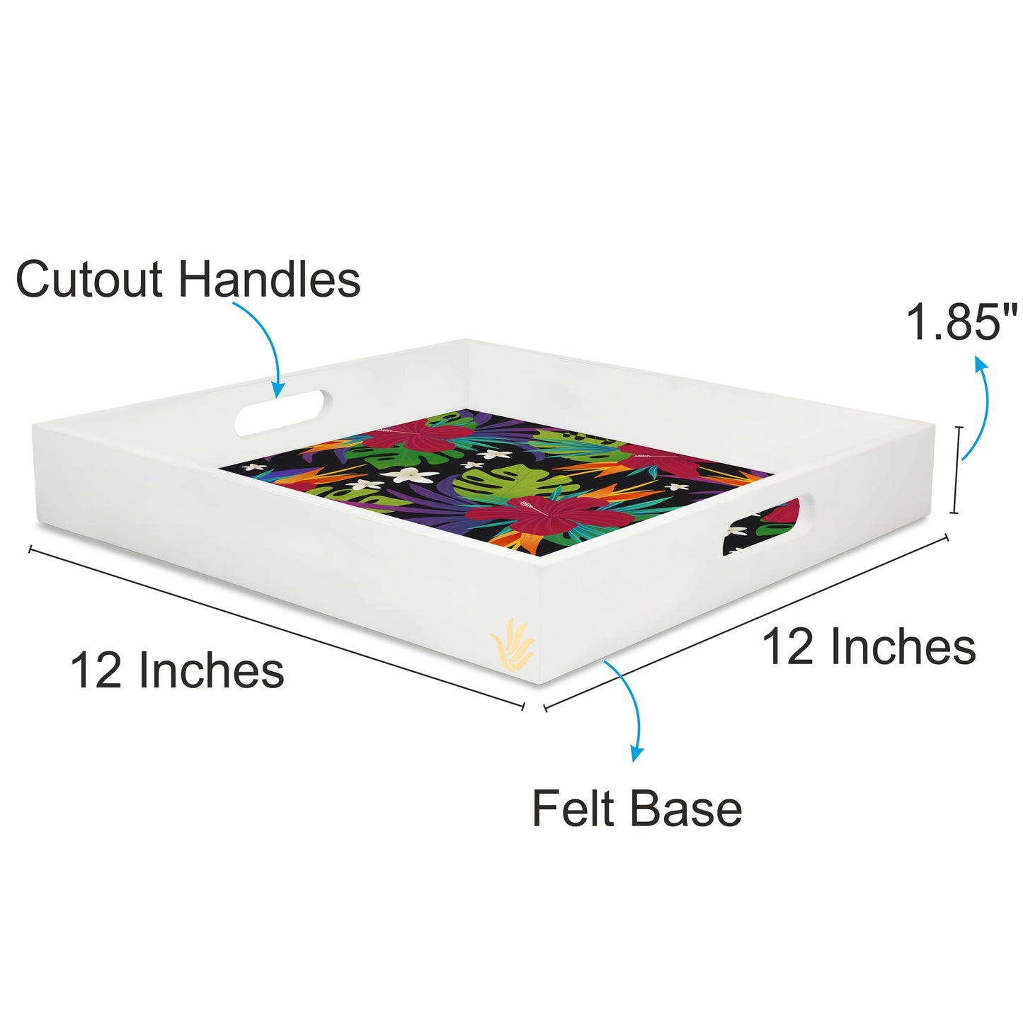 Hawaii Sq Tray