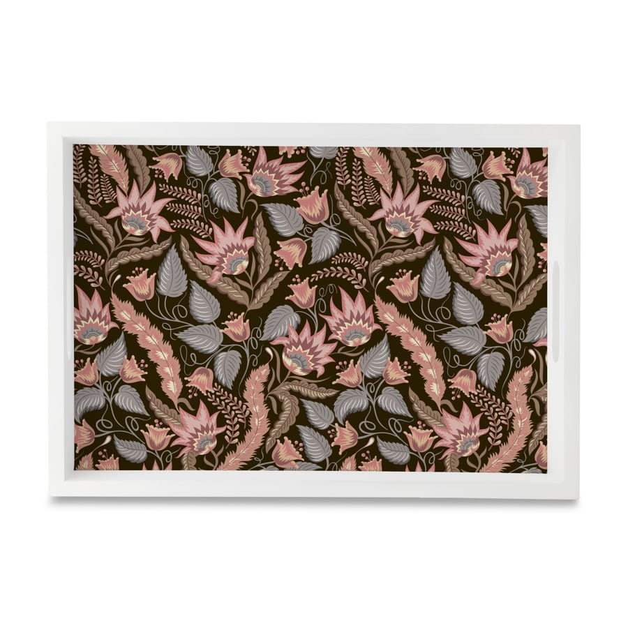 Sheila Serving Tray with Cutout Handles (Wood) 10" x 14"