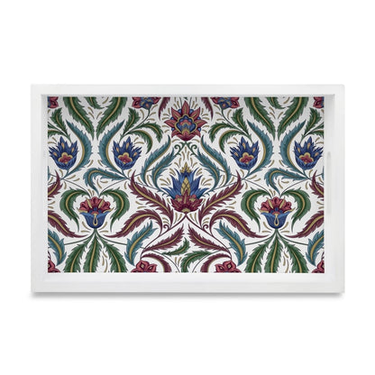 Liena Multi Serving Tray with Cutout Handles (Wood) 8" x 12"
