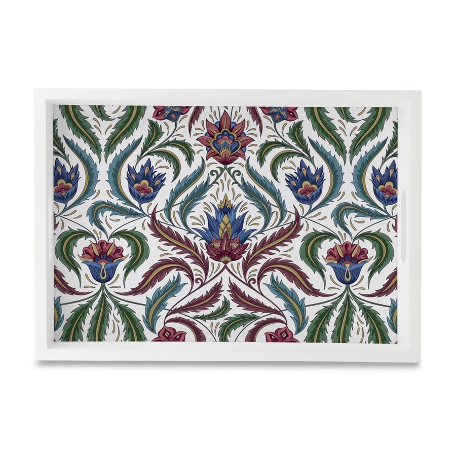 Liena Multi Serving Tray with Cutout Handles (Wood) 10" x 14"