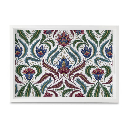 Liena Multi Serving Tray with Cutout Handles (Wood) 10" x 14"
