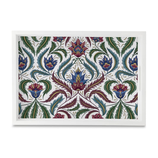 Liena Multi Serving Tray with Cutout Handles (Wood) 10" x 14"