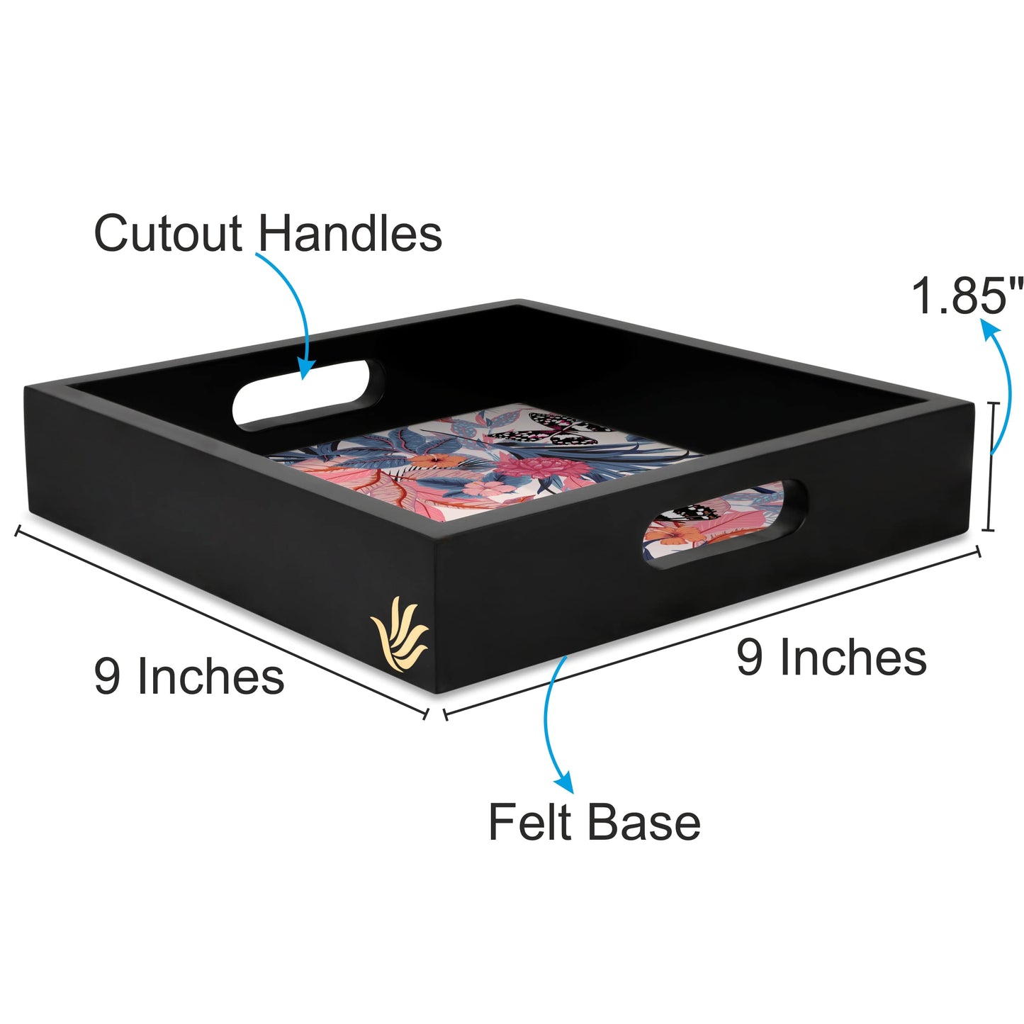 G.P Butterfly Sq Tray