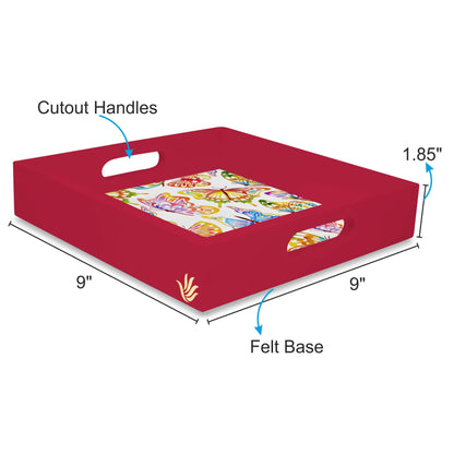 W.C Butterfly Sq Tray