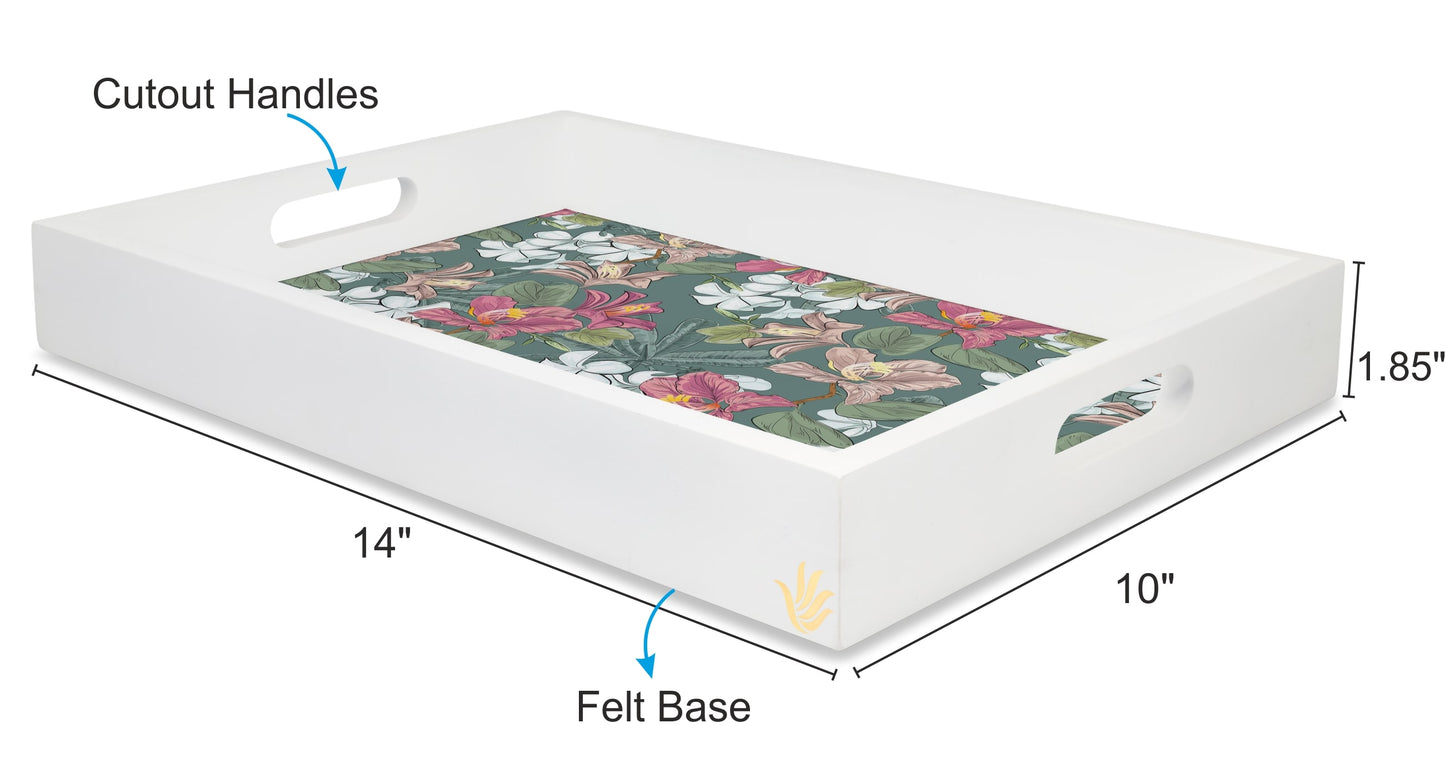 Vntg Jasmine Rc Tray