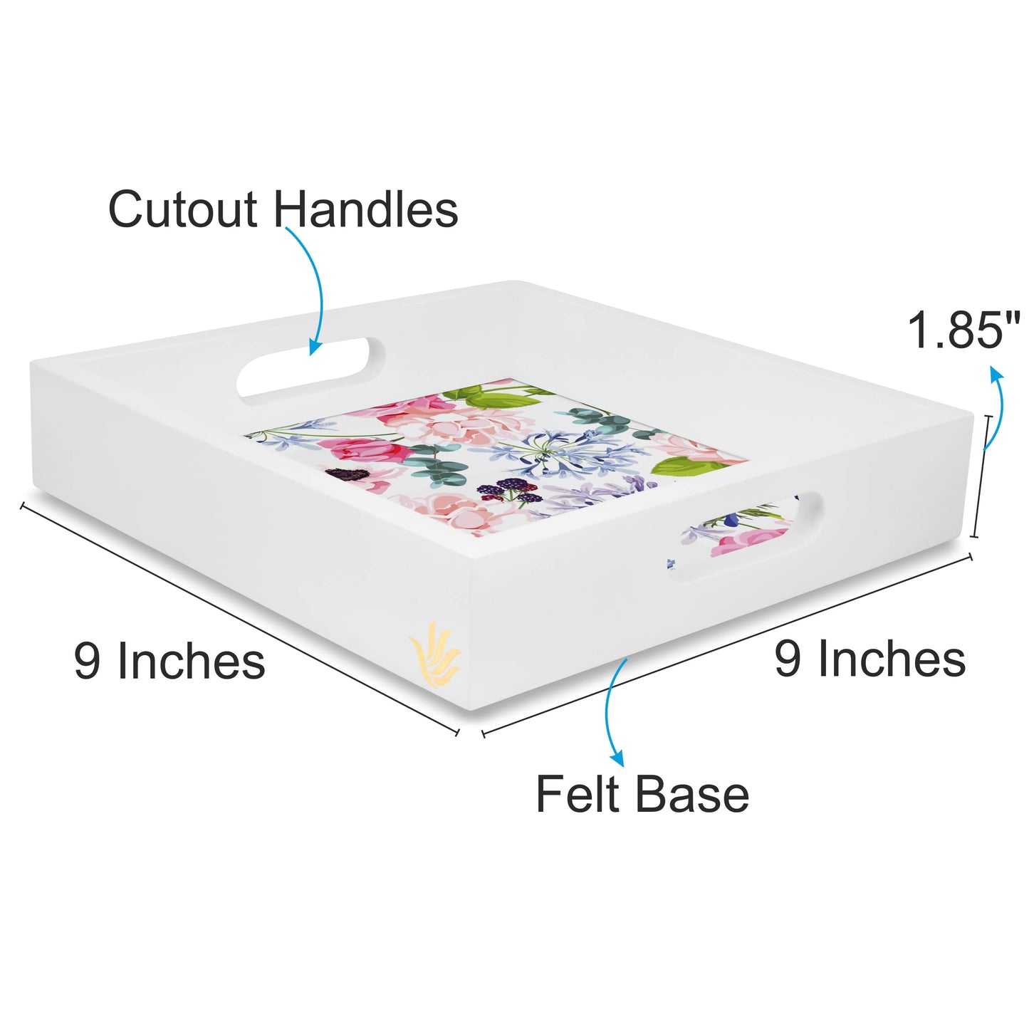 Roses Etc  Sq Tray