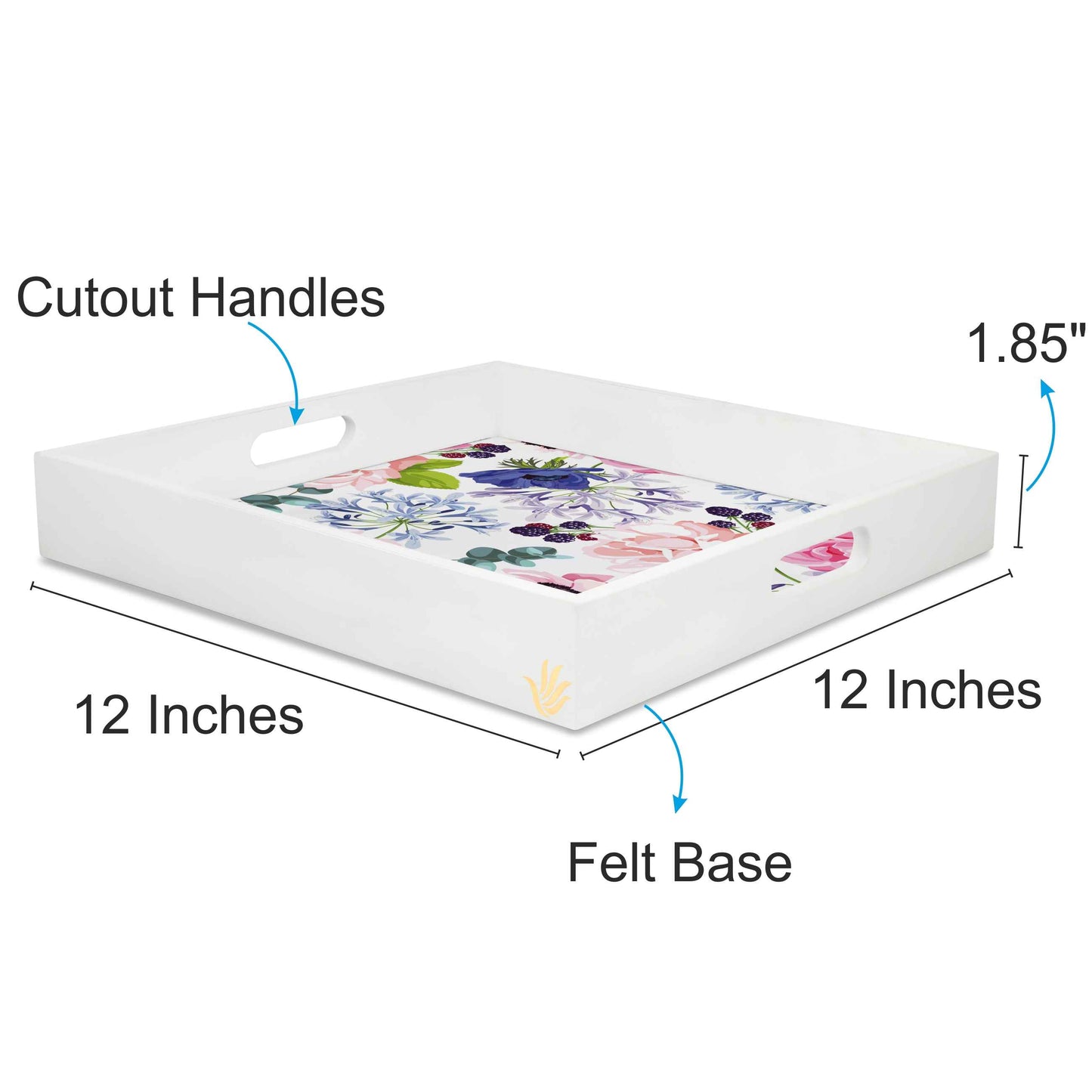 Roses Etc  Sq Tray