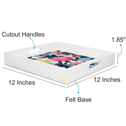 Mia Flr Sq Tray