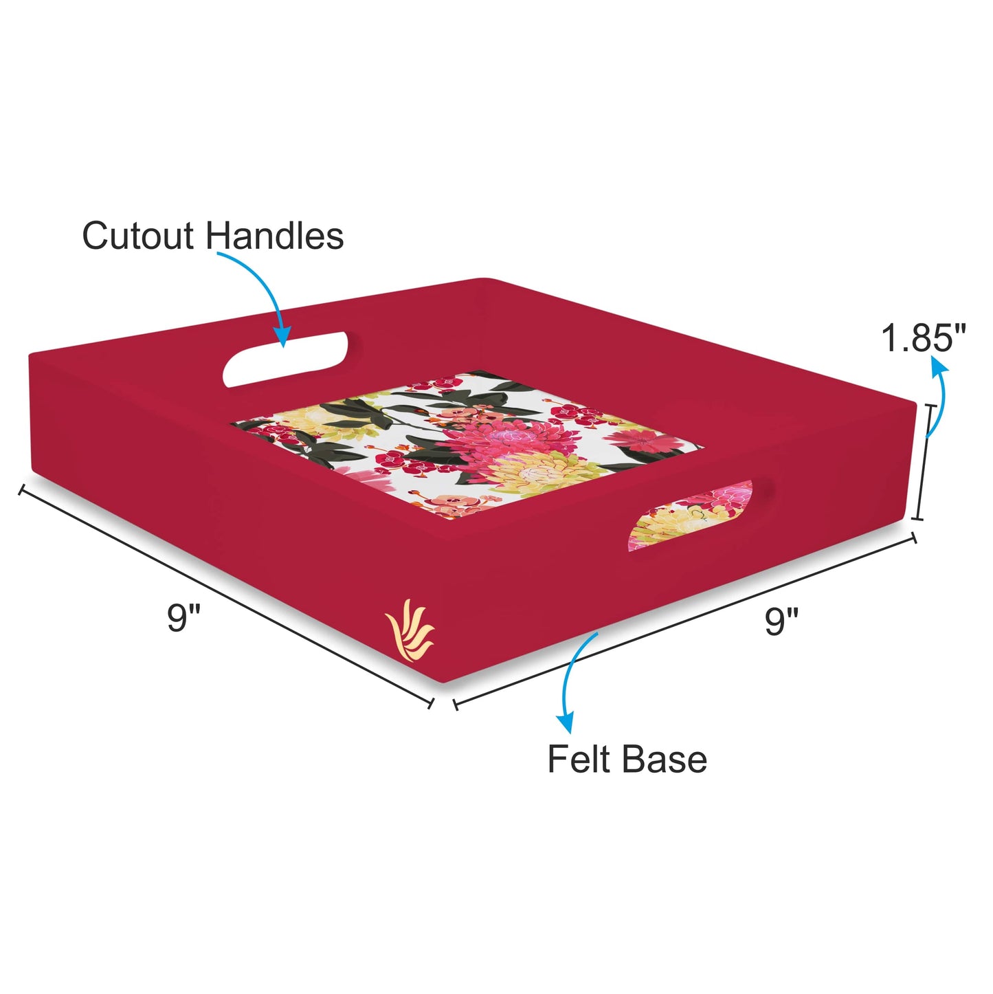 Ava Flr Sq Tray