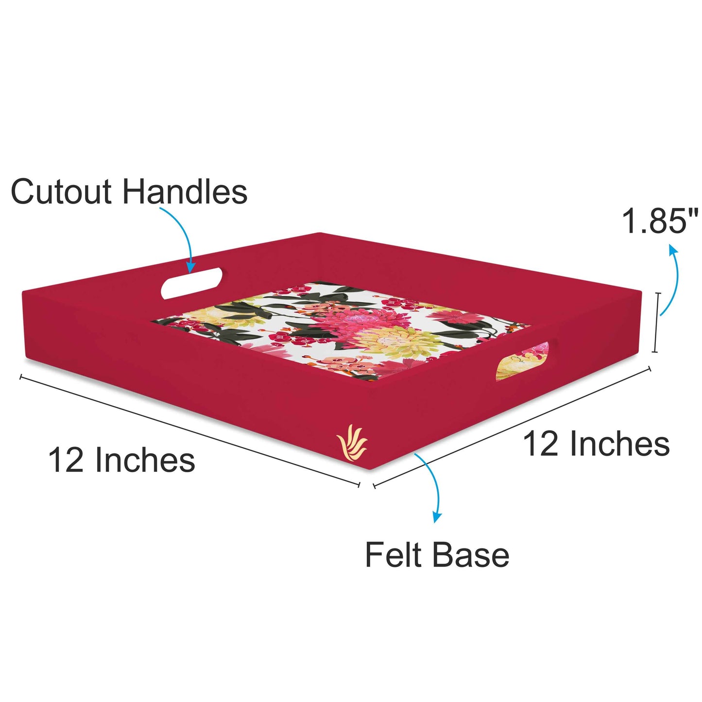 Ava Flr Sq Tray