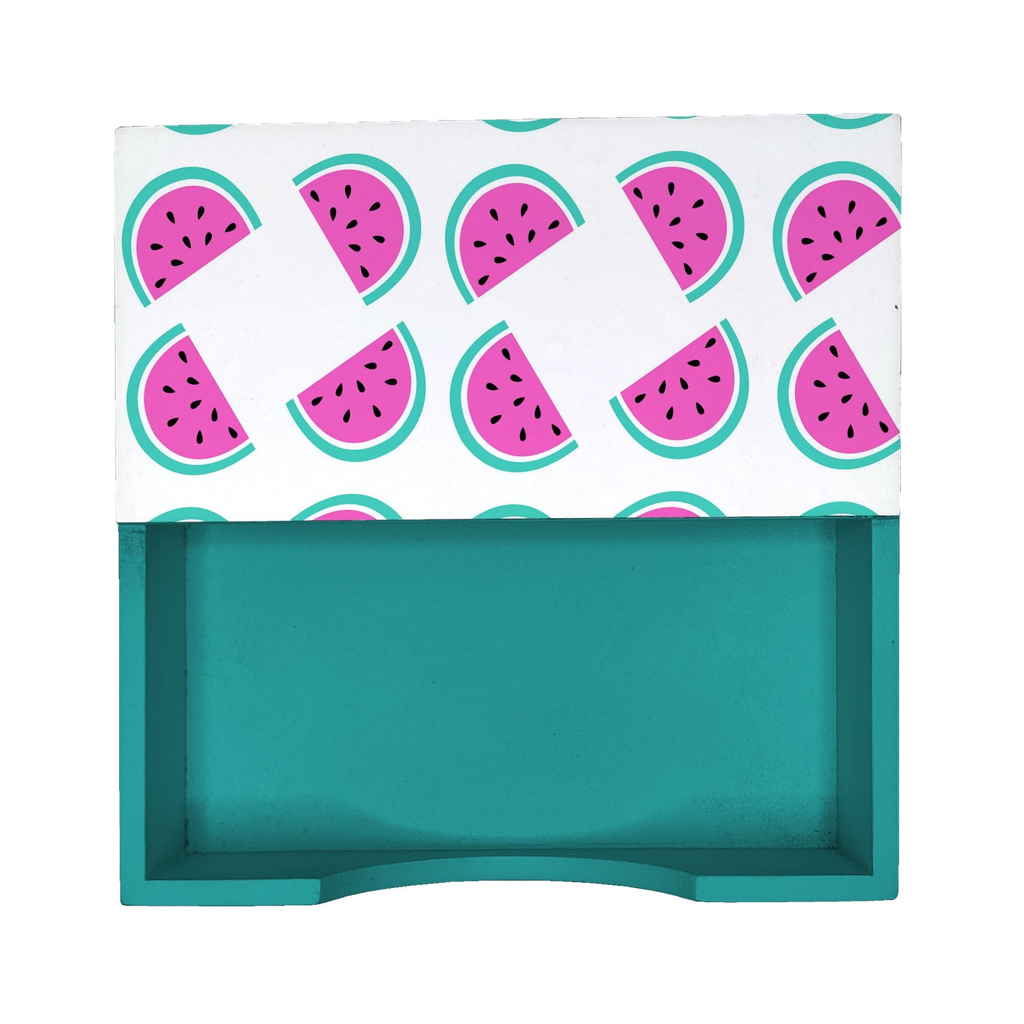 Watermelon Tissue Holder 6" x 6" x 1.5" Ht. - Design Image