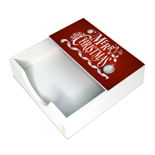 Xmas Tree Tissue Holder 6" x 6" x 1.5" Ht. - Main Image