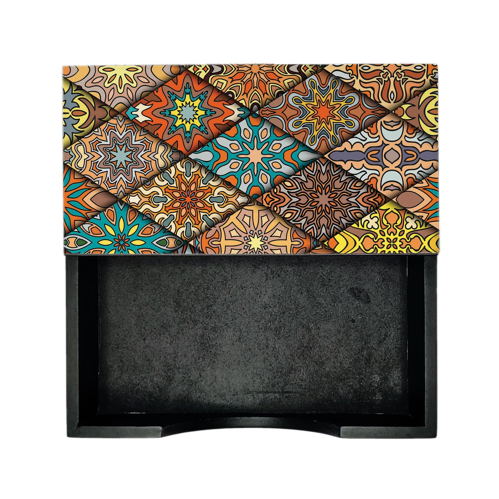 Diamond Tissue Holder 6" x 6" x 1.5" Ht. - Design Image