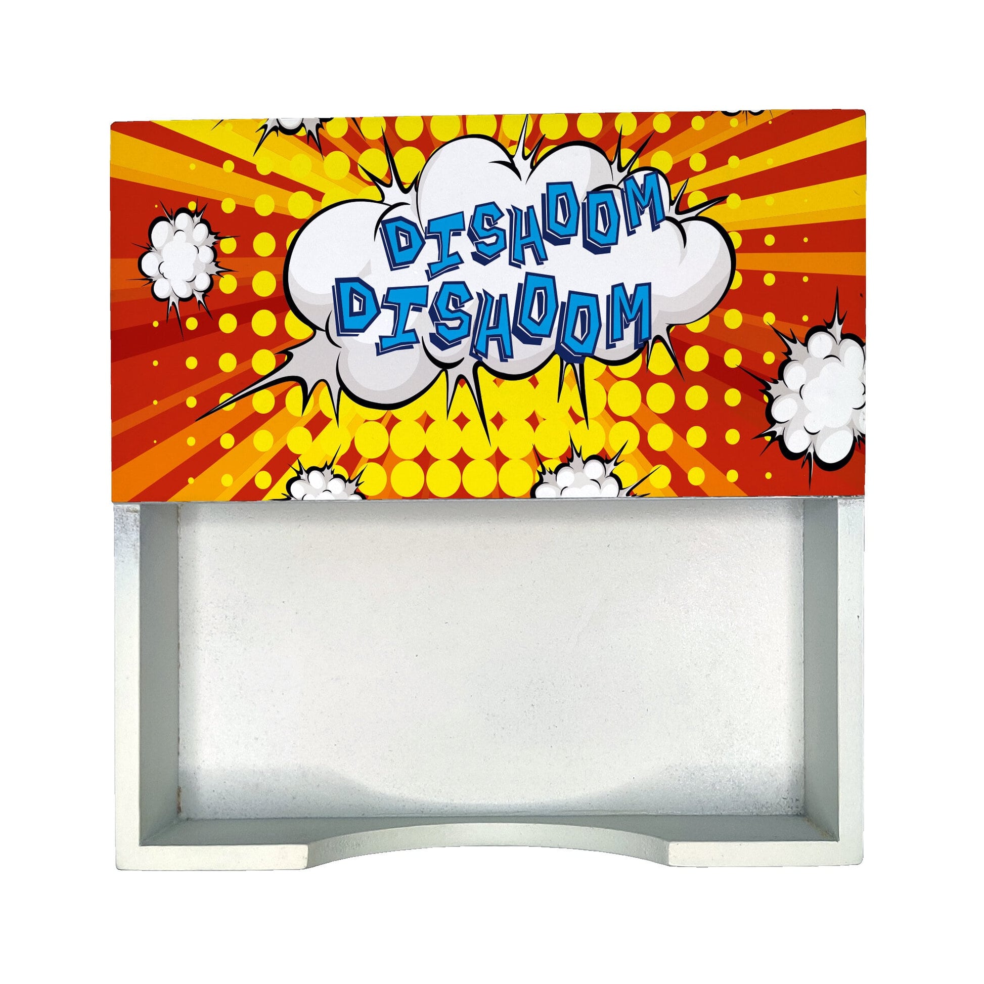 Bollywood Dishoom Tissue Holder 6" x 6" x 1.5" Ht. - Design Image