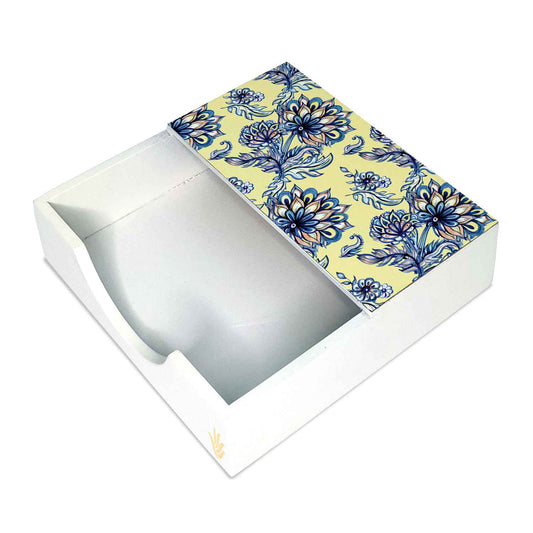 Batik Blue Tissue Holder 6" x 6" x 1.5" Ht. - Main Image