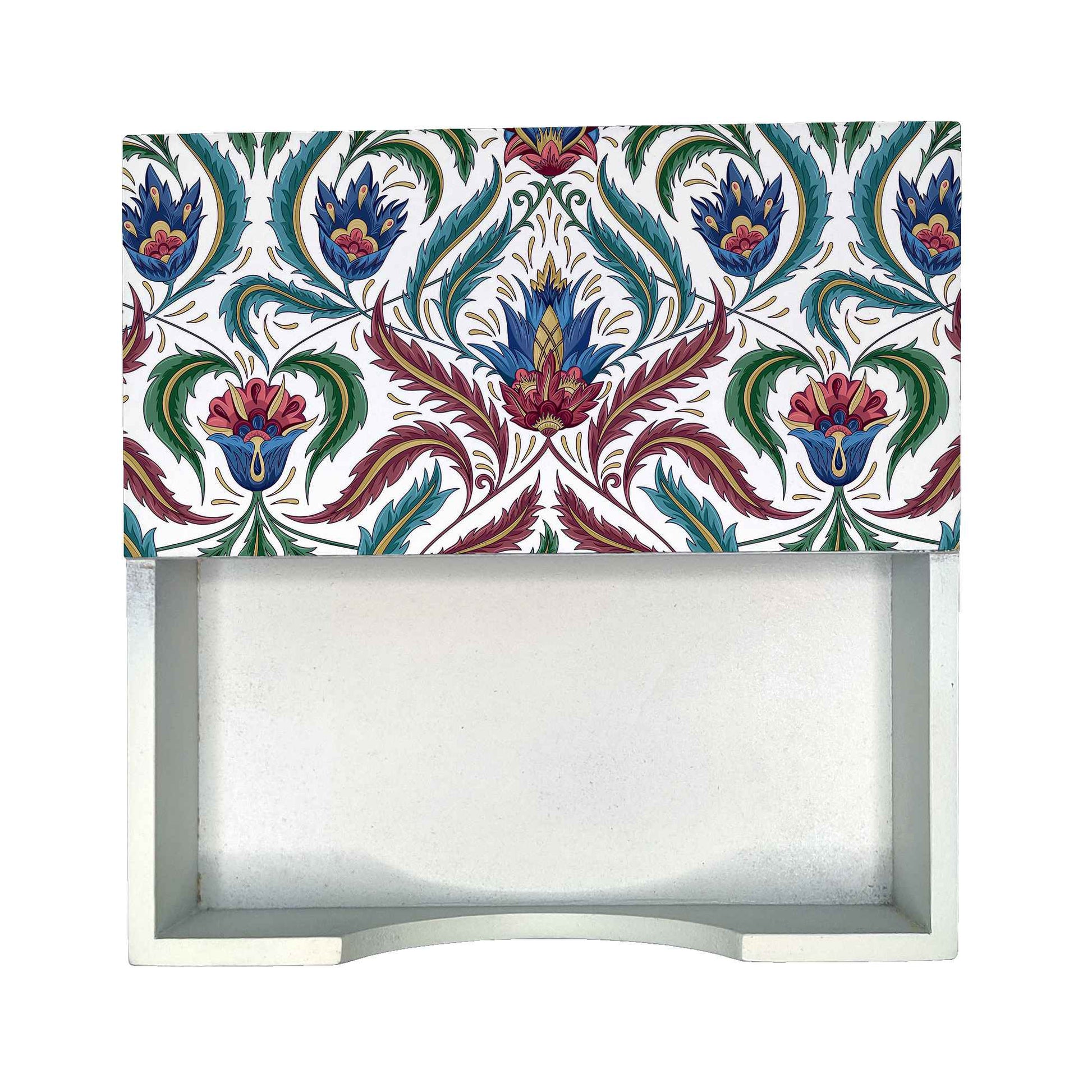 Liena Multi Tissue Holder 6" x 6" x 1.5" Ht. - Deisgn Image