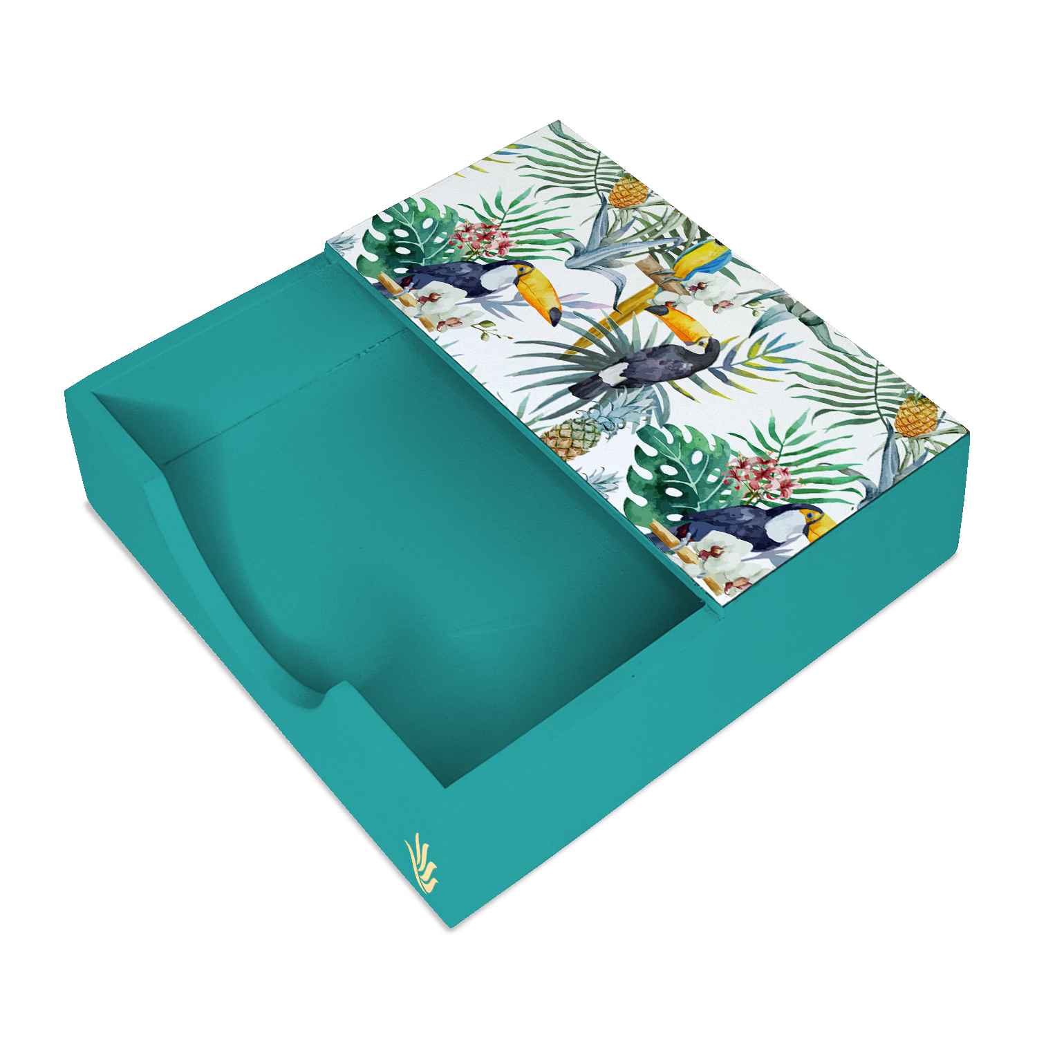 Toucan Tissue Holder 6" x 6" x 1.5" Ht. - Main Image