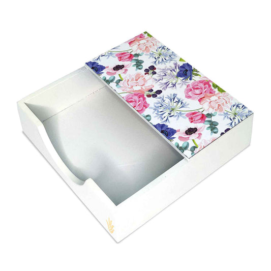Roses Etc Tissue Holder 6" x 6" x 1.5" Ht. - Main Image