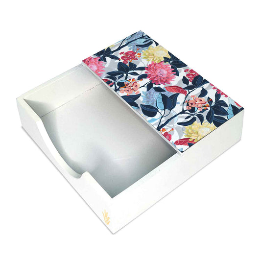 Mia Floral Tissue Holder 6" x 6" x 1.5" Ht. - Main Image