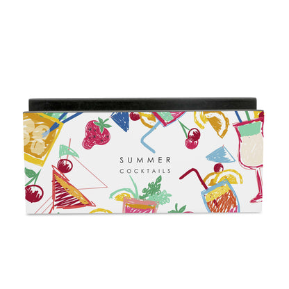 Summer Cocktails Tissue Stand 1.5" x 5.5" x 2.5" - Main Image