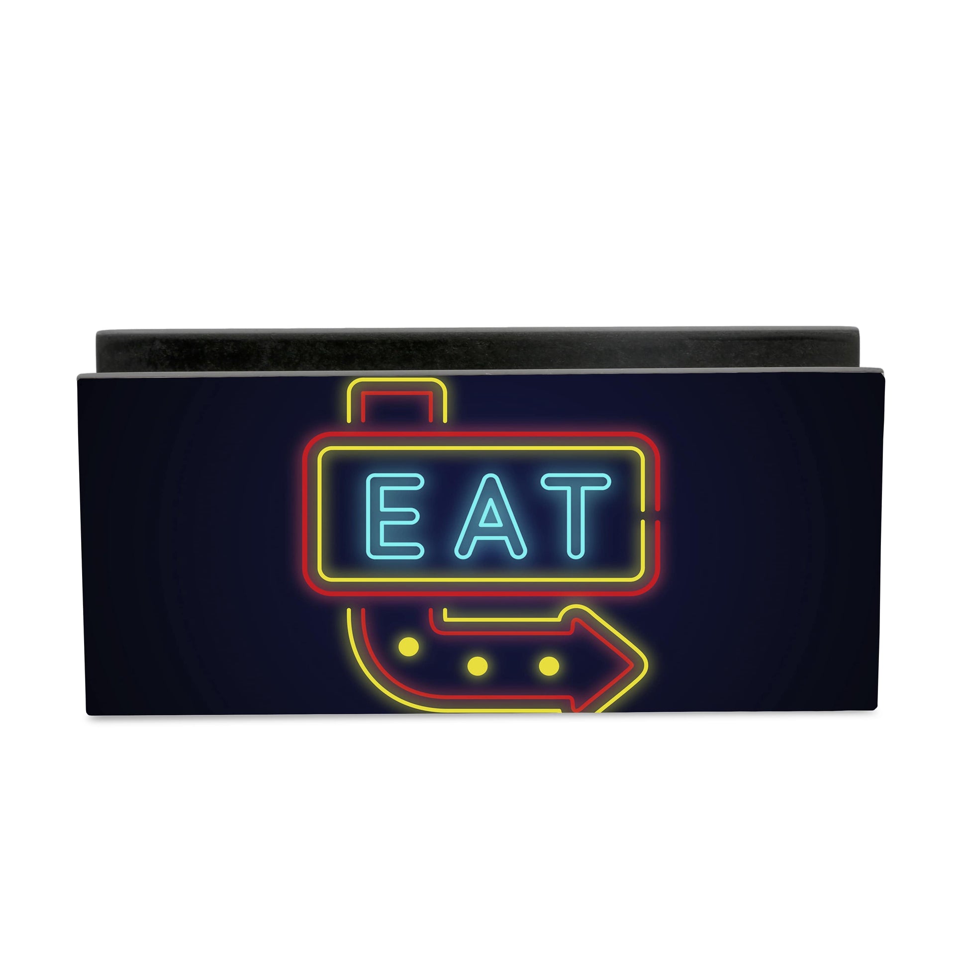 Neon Eat Tissue Stand 1.5" x 5.5" x 2.5" - Main Image