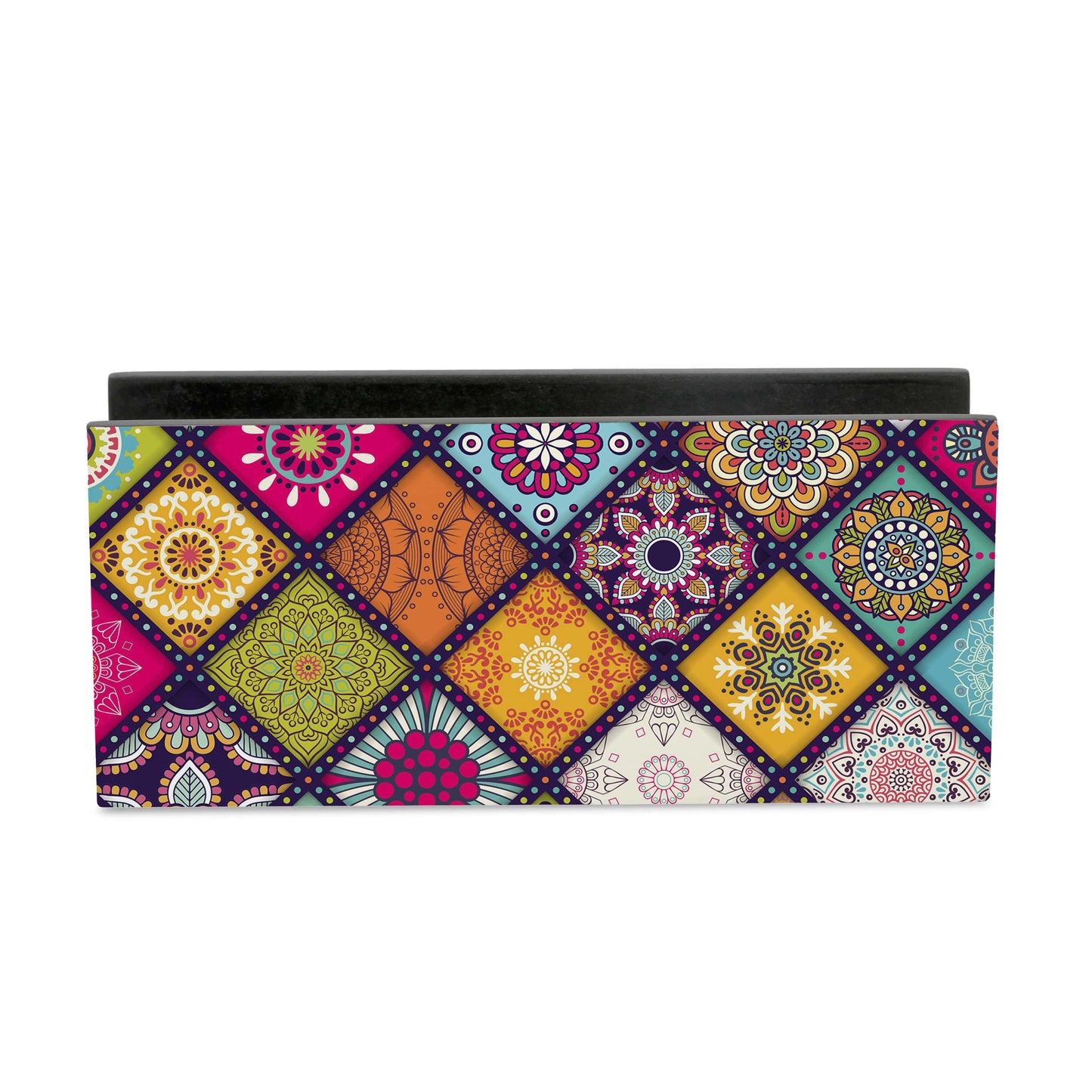 Multi Mandala Tissue Stand 1.5" x 5.5" x 2.5" - Main Image