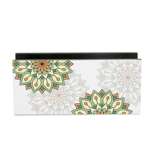 Green Mandala Tissue Stand 1.5" x 5.5" x 2.5" - Main Image