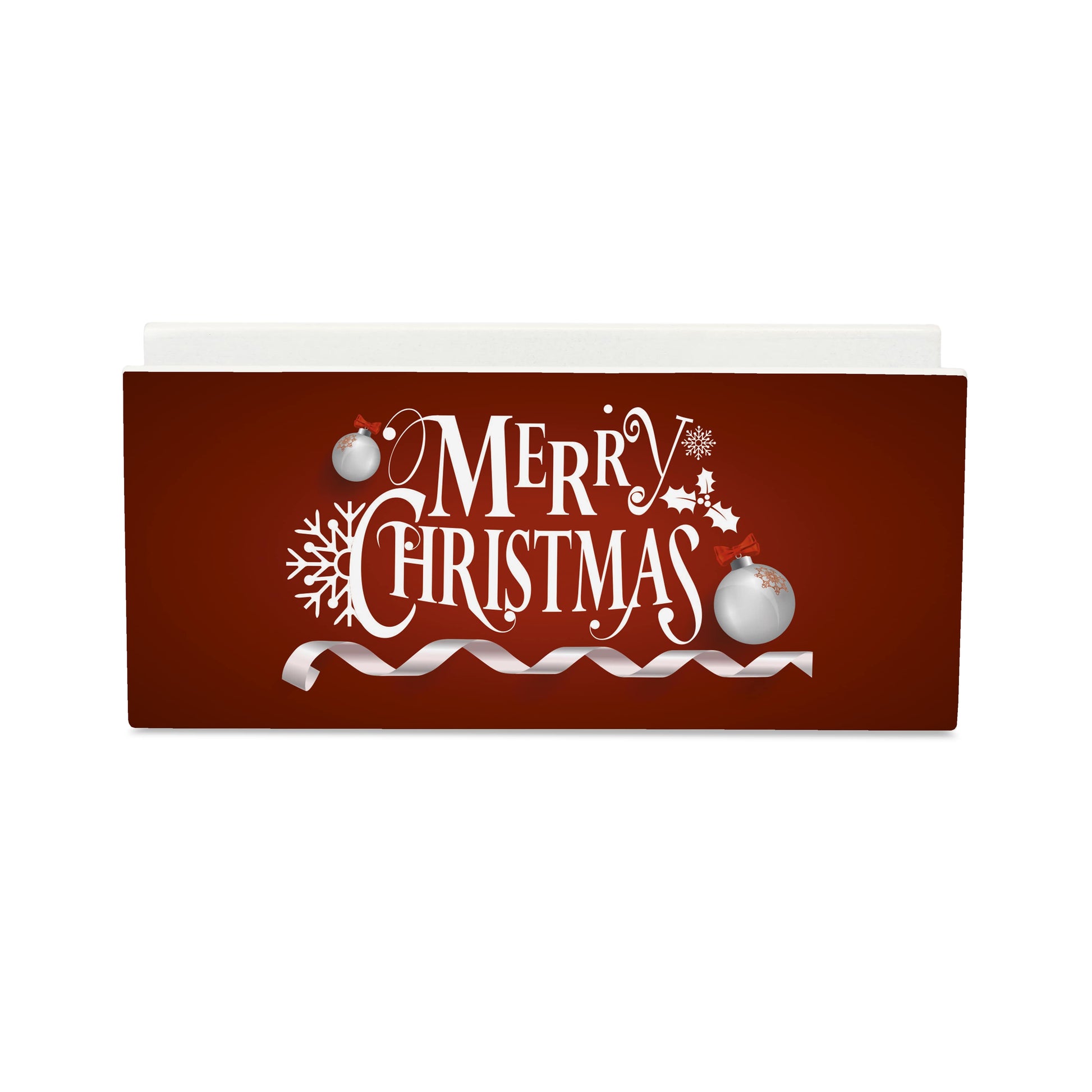 Xmas Tree Tissue Stand 1.5" x 5.5" x 2.5" - Main Image