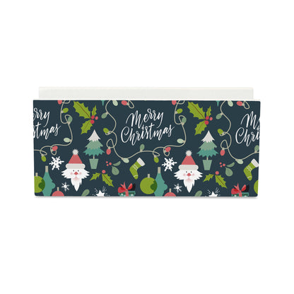 Xmas Allover2 Tissue Stand 1.5" x 5.5" x 2.5" - Main Image