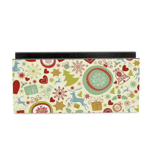 Xmas Allover3 Tissue Stand 1.5" x 5.5" x 2.5" - Main Image