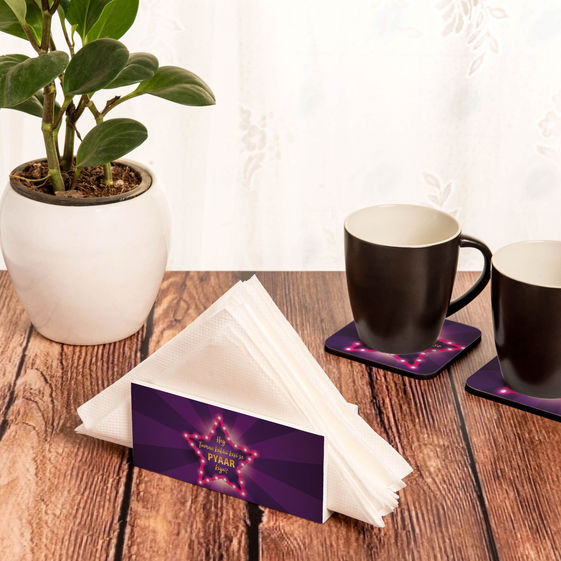 Bollywood Karz Tissue Stand 1.5" x 5.5" x 2.5" - Lifestyle Image