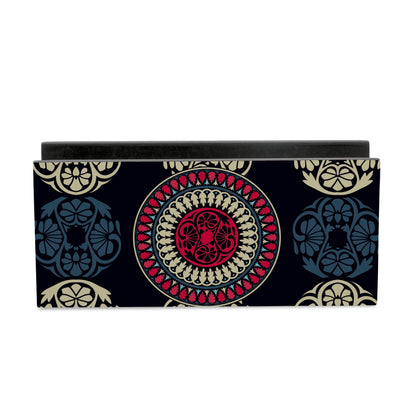 Black Mandala Tissue Stand 1.5" x 5.5" x 2.5" - Main Image