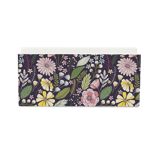 Floral Daisy Tissue Stand 1.5" x 5.5" x 2.5" - Main Image