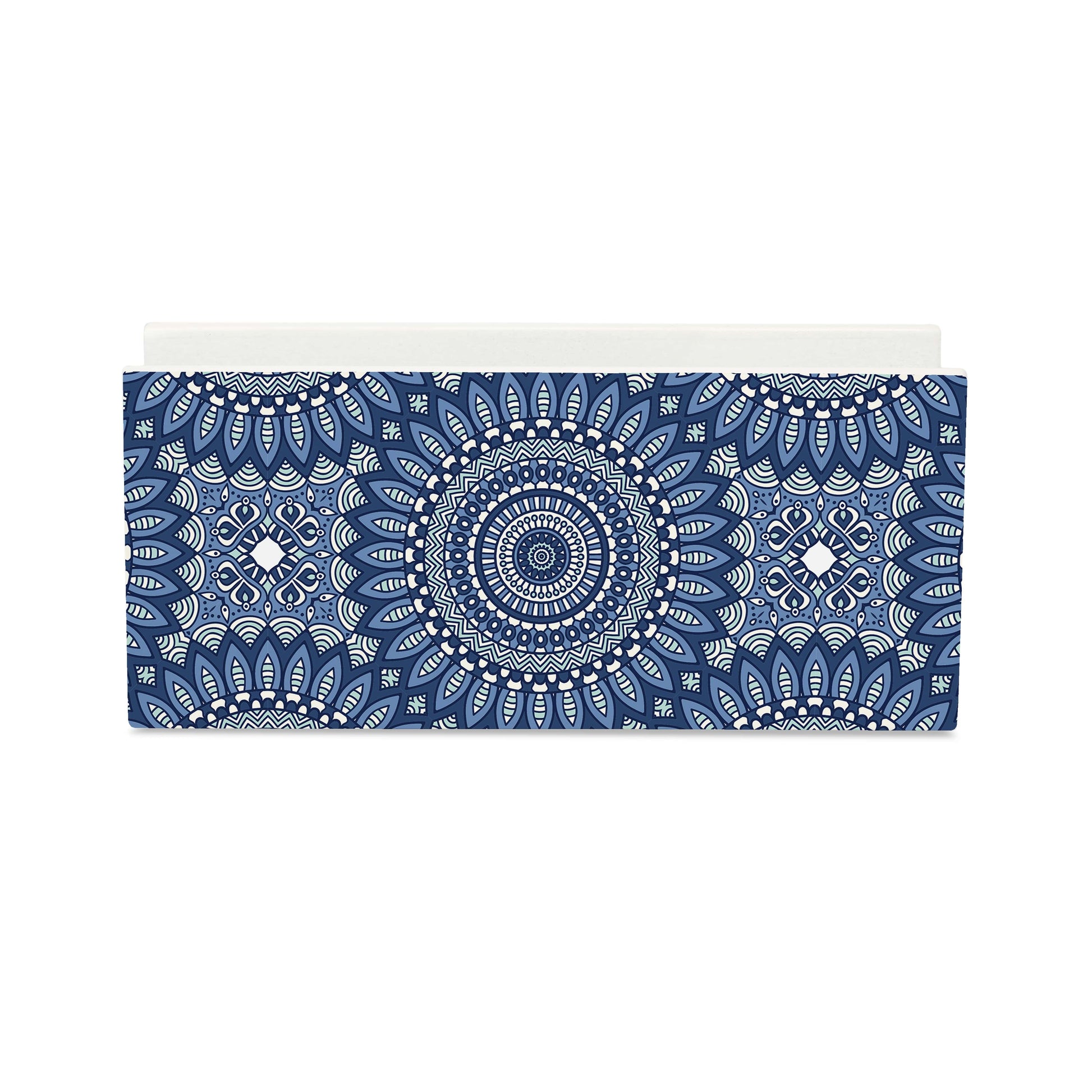 Blue Mandala 2 Tissue Stand 1.5" x 5.5" x 2.5" - Main Image